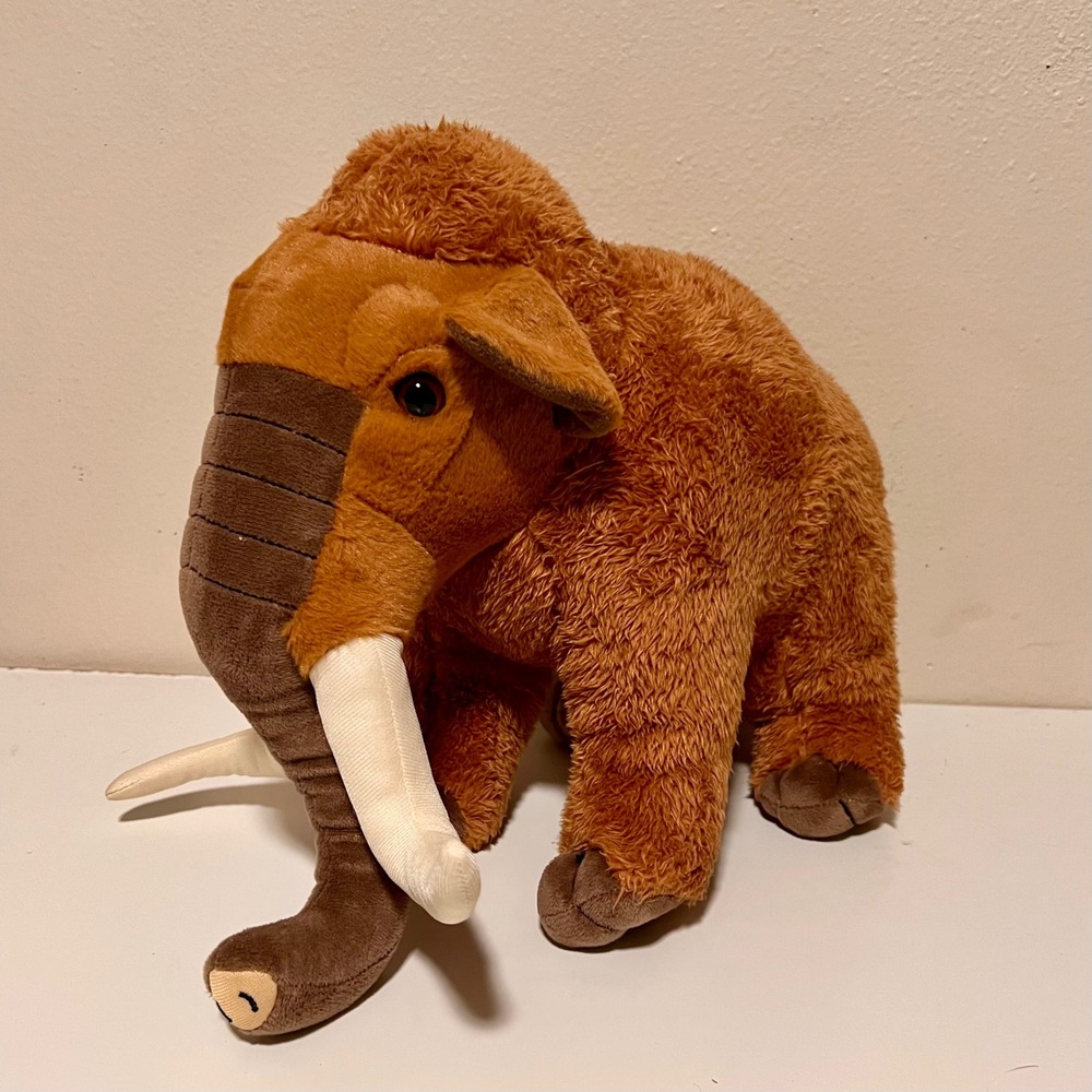 Overjoyed Boutique 12" Samuel Woolly Mammoth Plush Brown Excellent Prehistoric